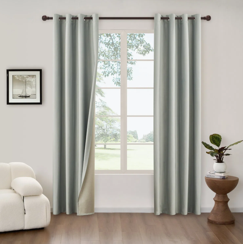 Embossed Velvet Blackout Curtains – Super Soft Luxury Velvet Window Drapes