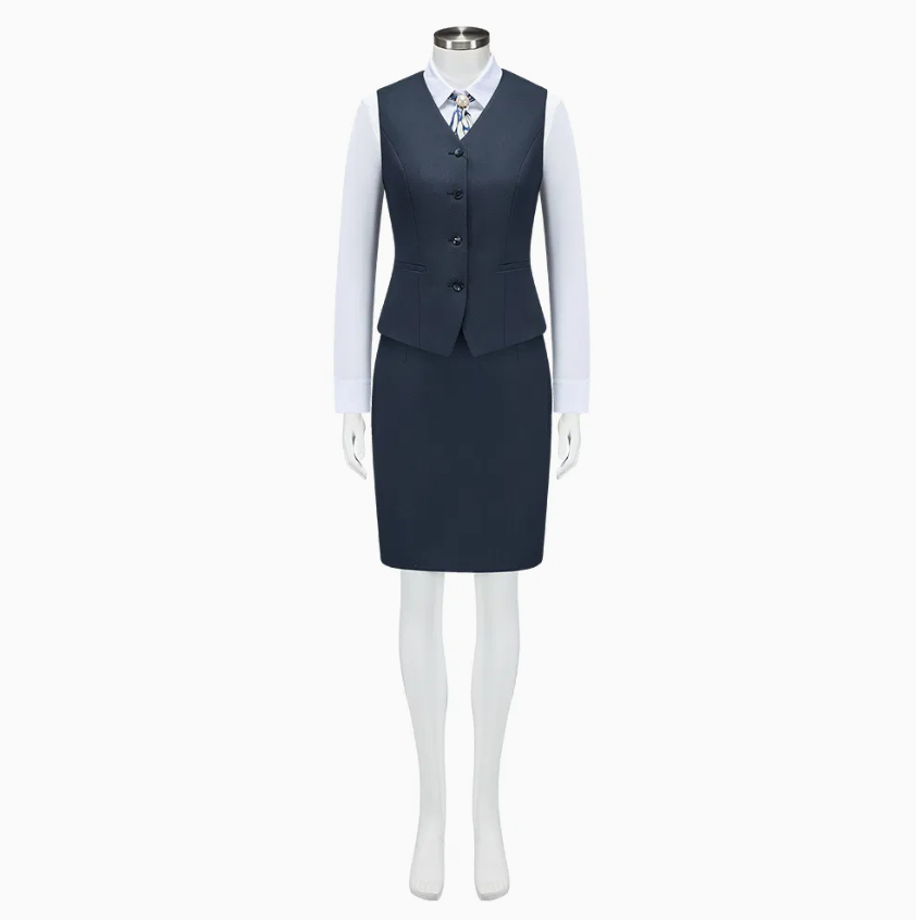 Women's Formal Polyester Vest – Breathable Corporate OEM/ODM Wholesale Workwear