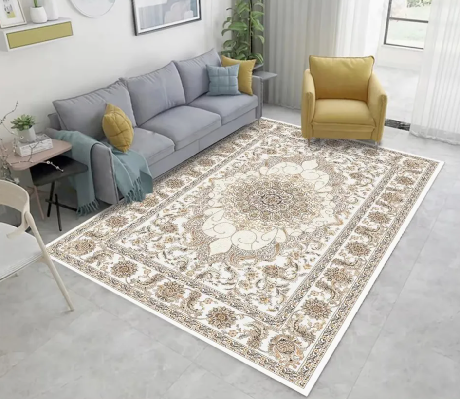 Dongsheng High-Density Persian Rug – Ethnic-Style Wilton Carpet with Green Label Plus Certification
