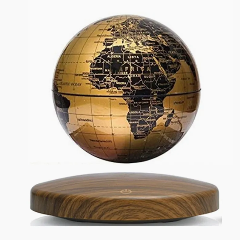 Magnetic Levitation Rotating World Map Globe Lamp for Office & Gift Décor