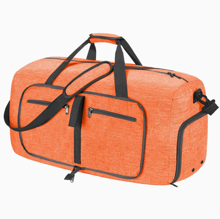 Lightweight High-Capacity Duffel Bag with Detachable Shoe Compartment